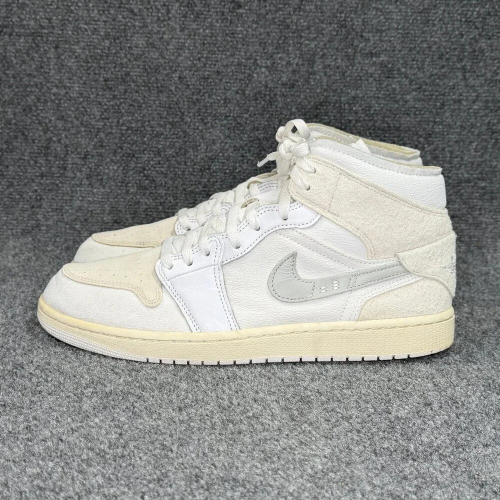 Jordan 1 Mid SE Craft Shoes Mens Size 11.5 Tech Grey Athletic Basketball Sneaker
